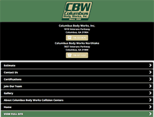 Tablet Screenshot of columbusbodyworks.com